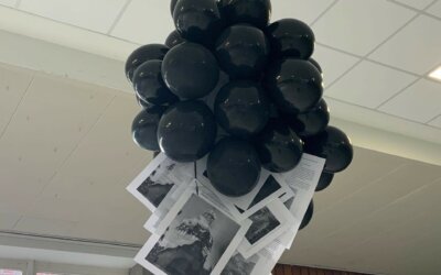 Schwarze Luftballons