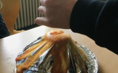 Vulkanausbruch im Klassenraum