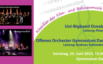 Klassiker der Film- und Bühnenmusik – Konzert am 25. Juni